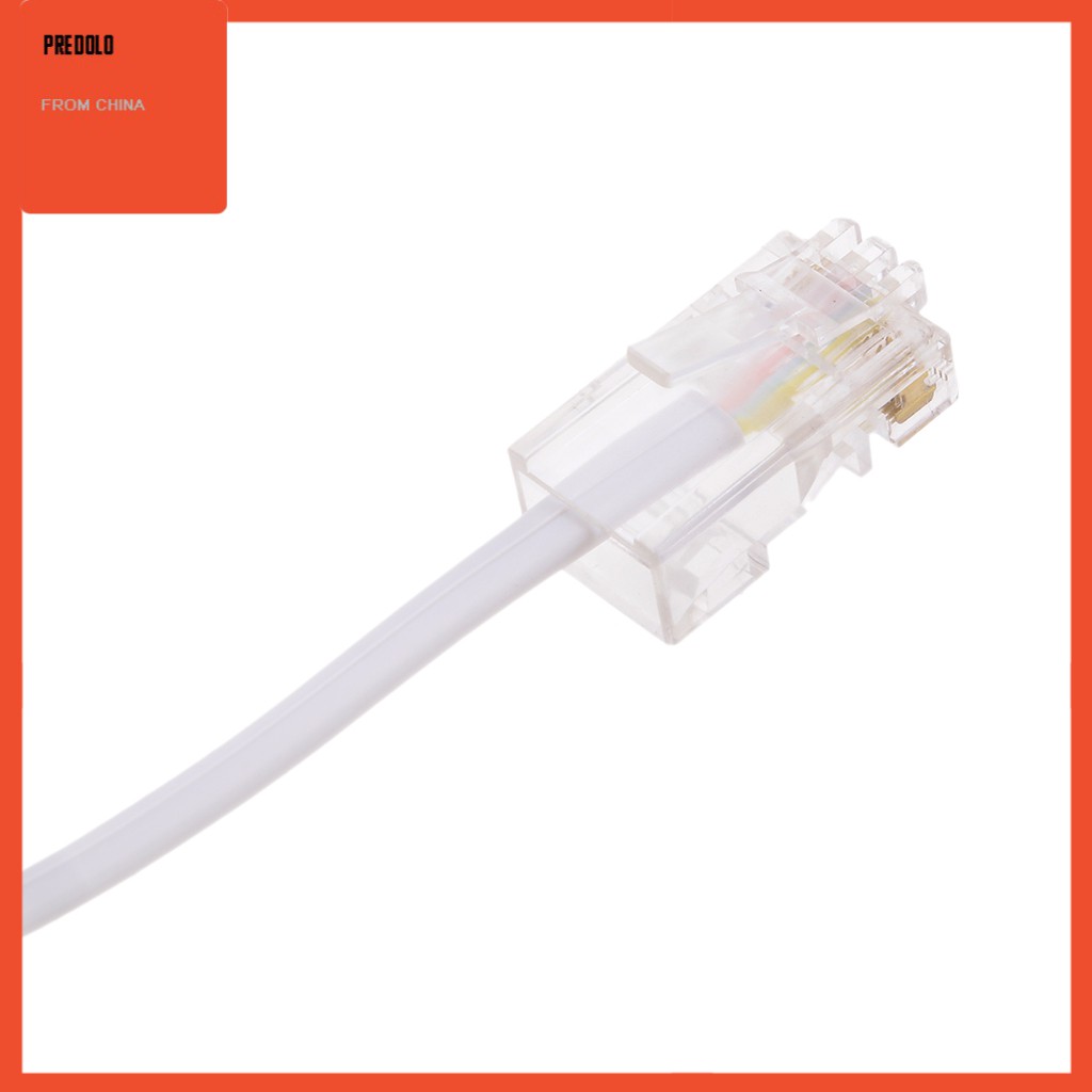 Rj11 Ke Rj45 Modem Kabel Penghubung Router Ke Soket Adsl Filtered Rj45 Warna Putih