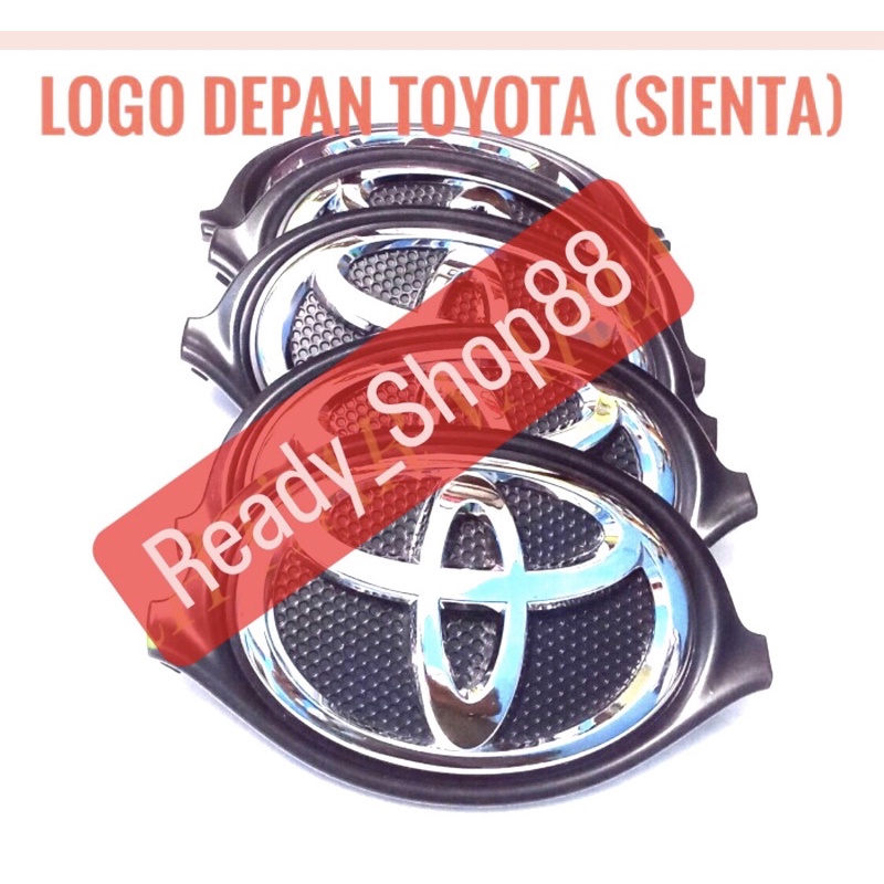 Logo Depan SIENTA Lambang Grill Toyota Sienta Original