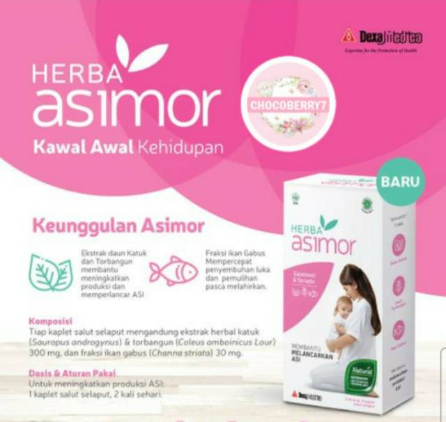 Herba Asimor Box 30 Kapsul Asi Booster Pelancar Asi