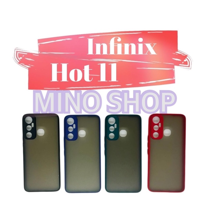 SOFTCASE INFINIX HOT 11 - HARDCASE DOVE MYCHOICE + PC - AERO CASE