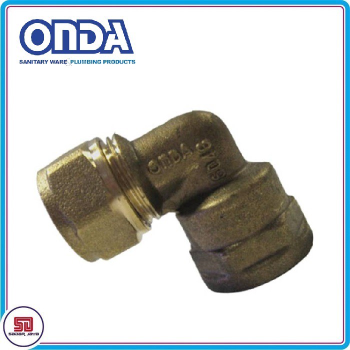 ONDA Female Elbow 6043 Lbow Fitting Pipa Air Panas 1/2&quot; Sambungan Knee Keni Drat Dalam