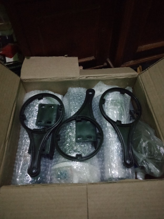 Paket Filter Air Berbesi Housing Clear 10 Drat 3/4- Nanotec - Putih