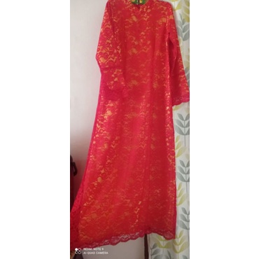 Preloved Gamis brokat