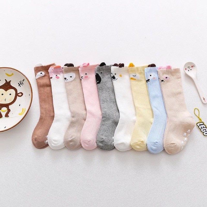 Kaos kaki import panjang karakter lucu hewan anak bayi motif unik baby