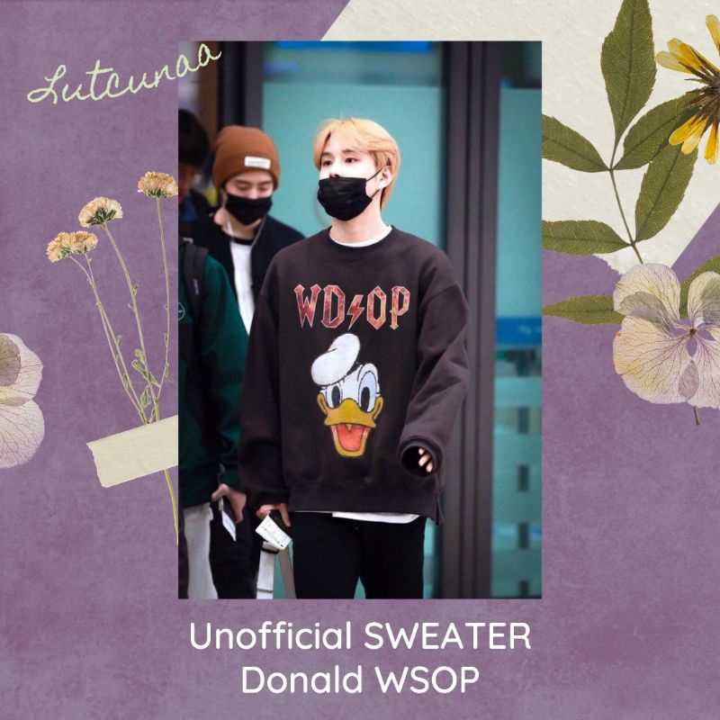Pre-order Unofficial SWEATER KPop Korean NCT fashion jungwoo Donald WSOP