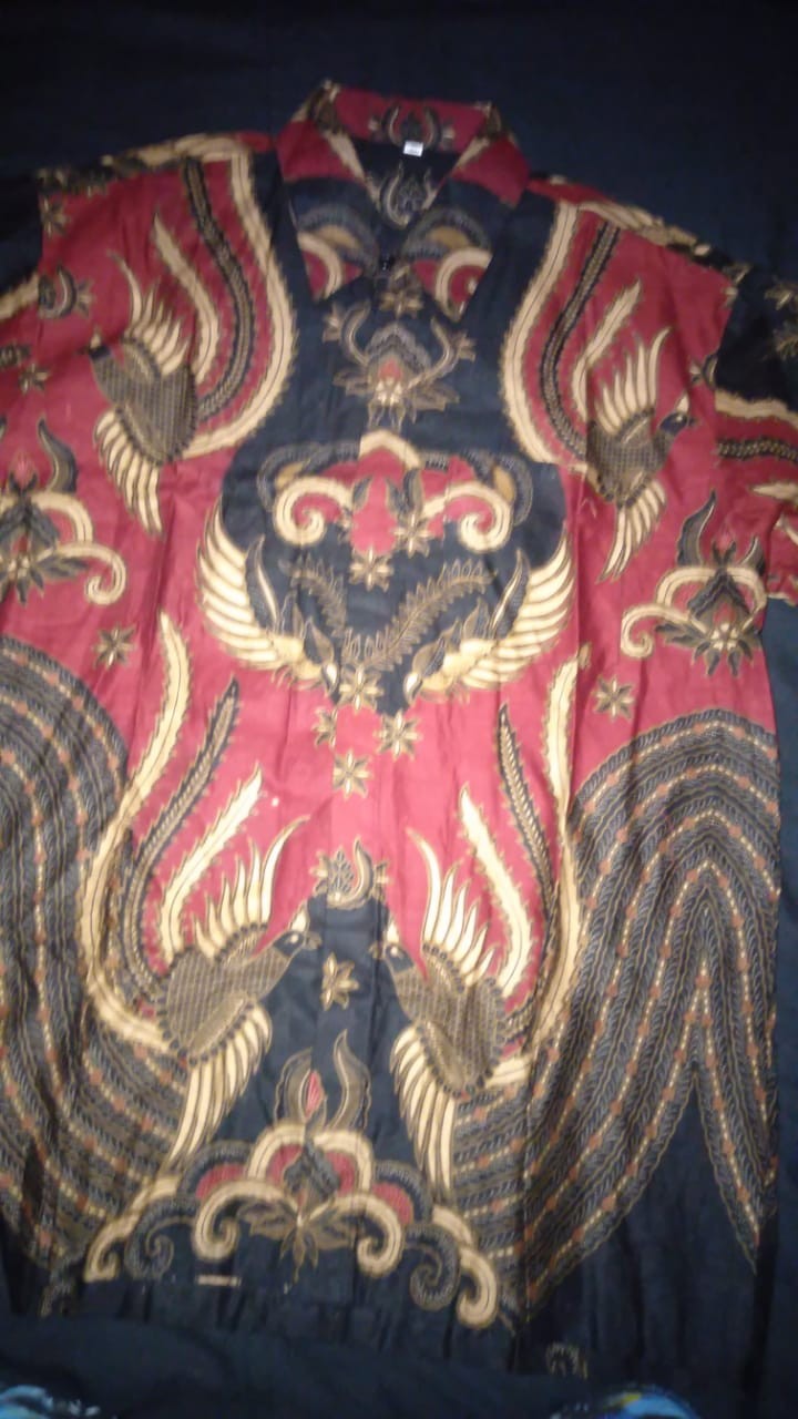 Baju Batik Pria Slimfit Big Size M L Xl Xxl Atasan Kemeja Batik Lengan Panjang Original