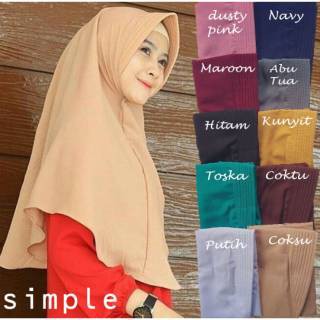 Kerudung Instant Khimar Jumbo - Kimar Jumbo Pet Instant