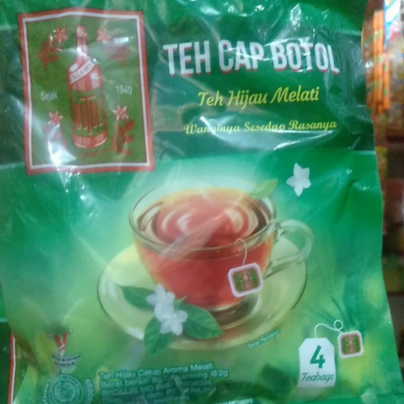 

teh celup cap botol isi 4pcs