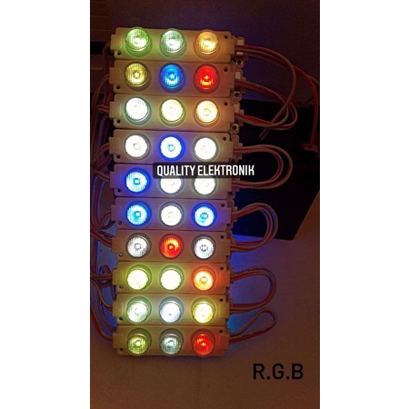 LED 3 MATA 12V RGB kode 7520