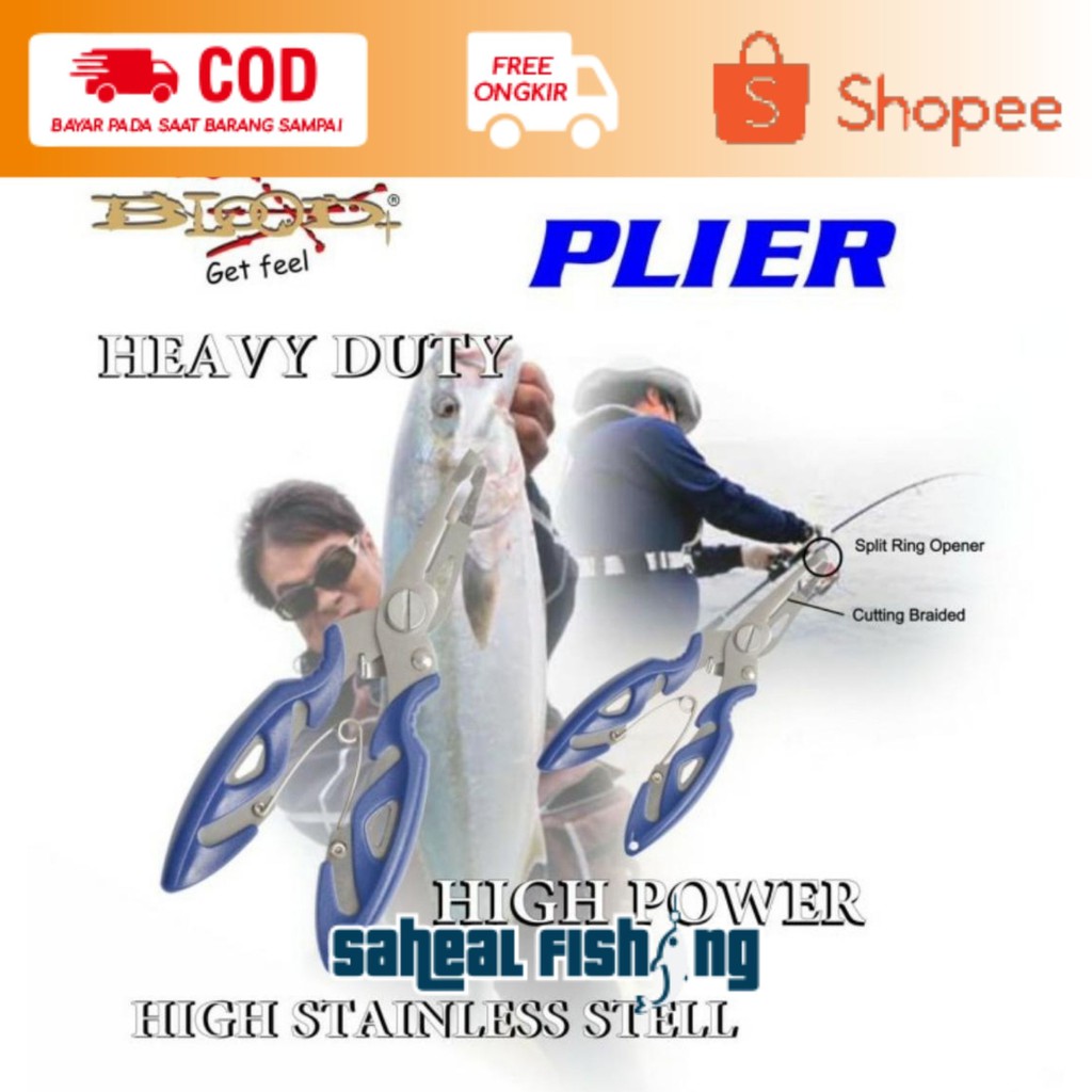 Tang Pancing Multifungsi Split Ring / Tang Mancing Murah