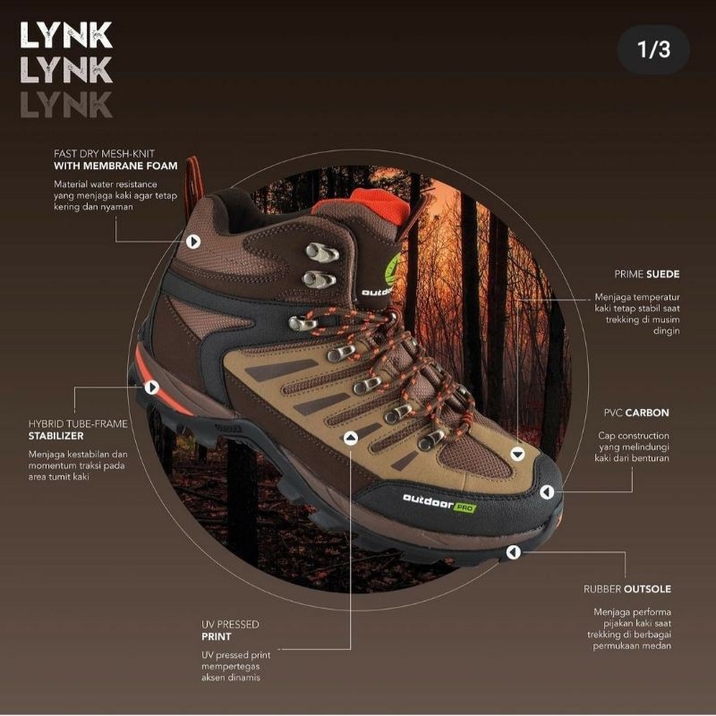 Sandal Gunung Outdoor Proo Lynk - Sepatu Gunung - Sepatu Hiking