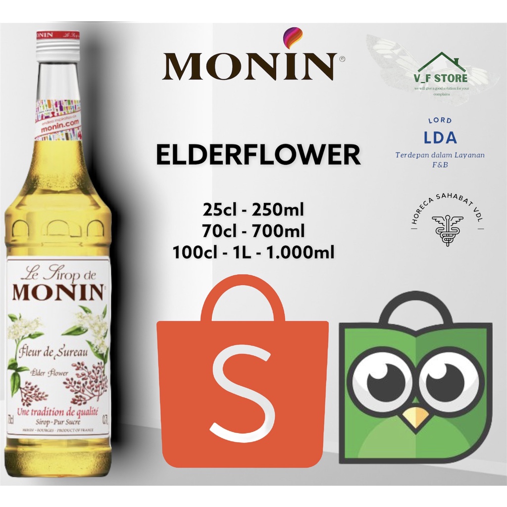 

Syrup Monin Elderflower 70cl-700ml