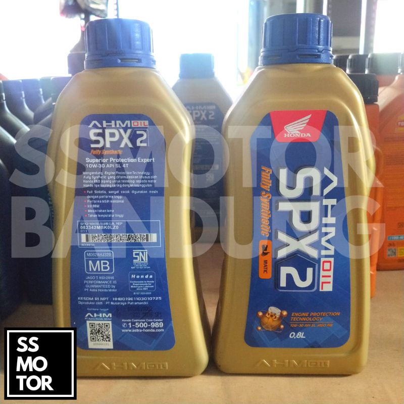 Oli SPX2 SPX 2 Honda 800 ml Beat Scoopy Vario PCX ADV Original Asli