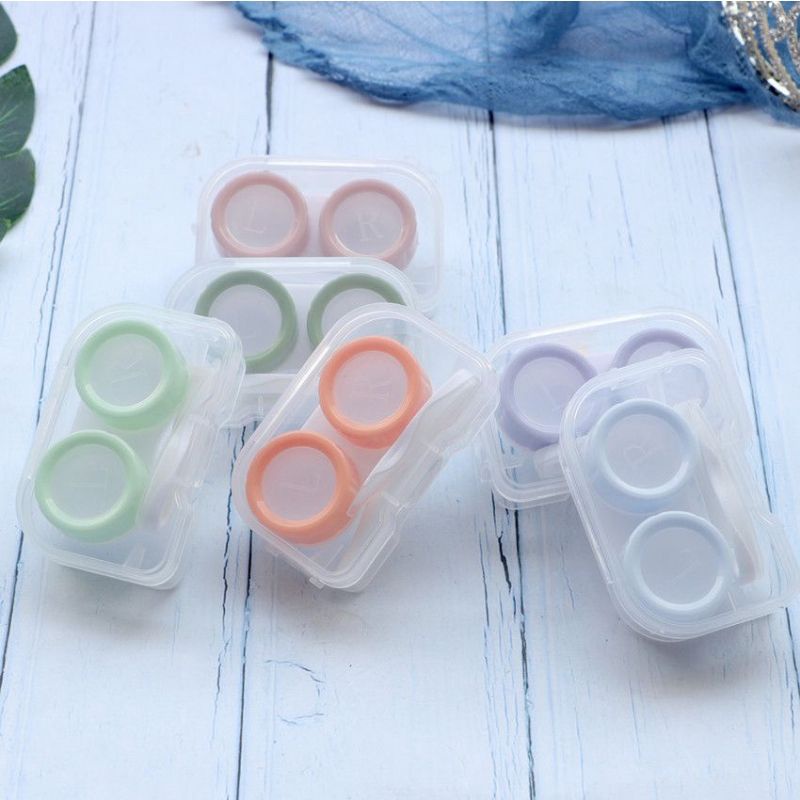 Tempat Softlens kecil isi 1 case / Travel kit Lenscase