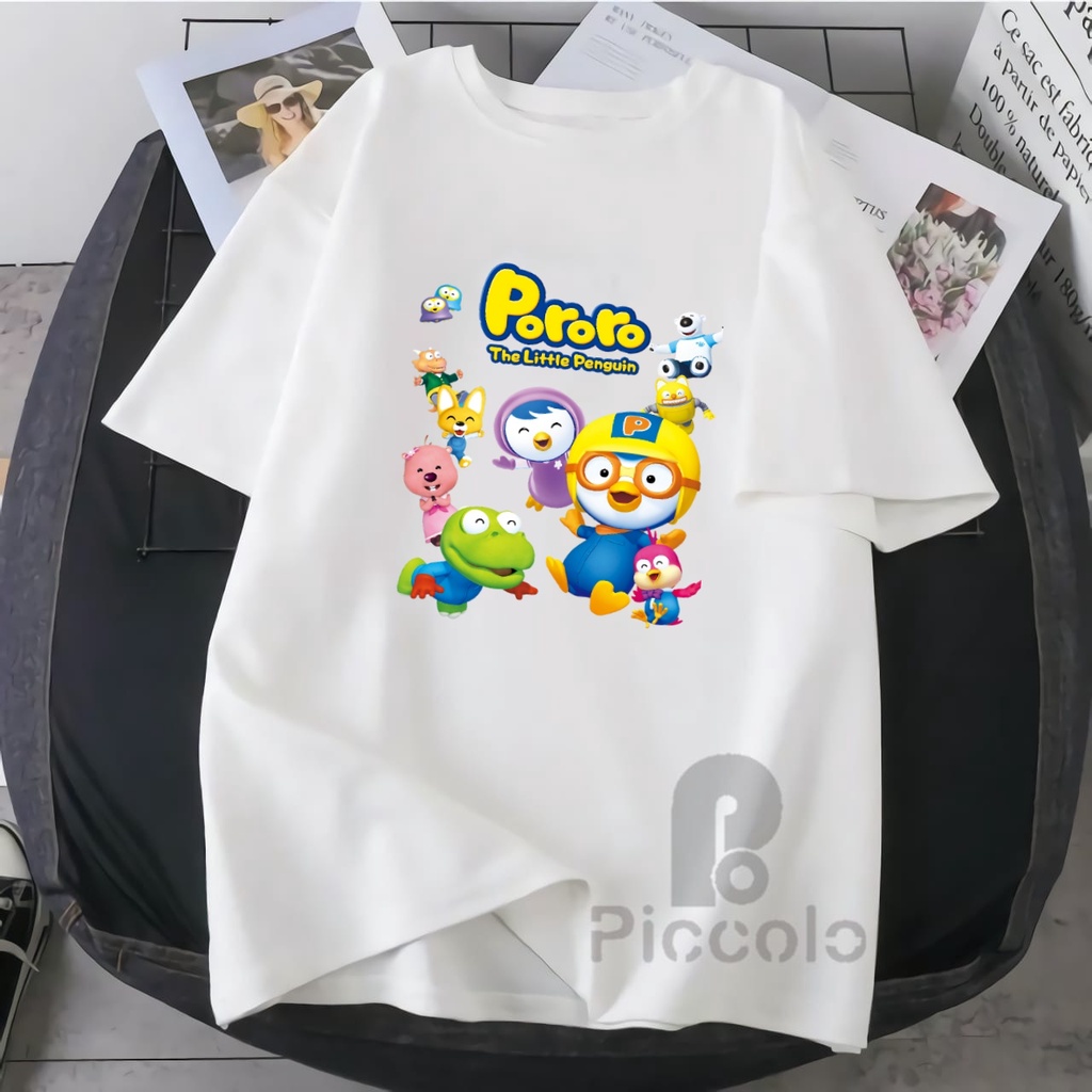 KAOS ANAK PORORO ATASAN BAHAN PREMIUM