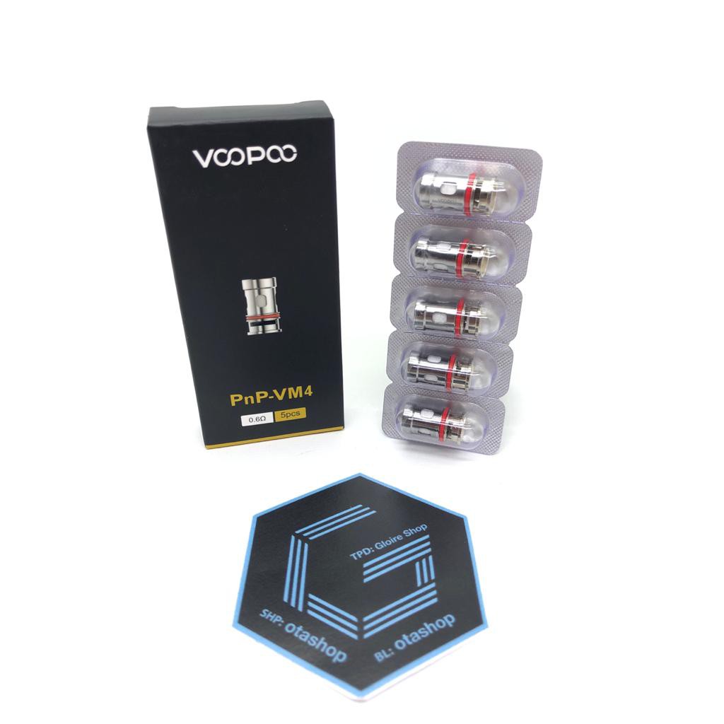 COIL Voopoo PNP VM4 0.6ohm 20-28w Replacement 0.6 ohm Vinci x r air Authentic Original Premium