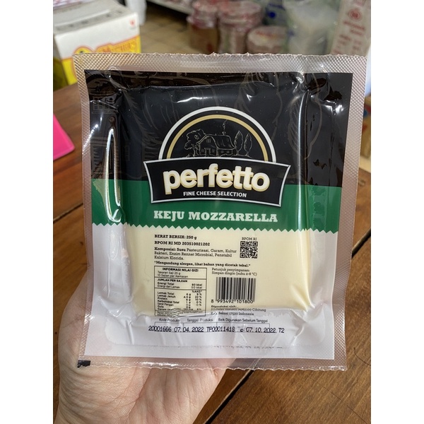 

Keju Mozzarella Perfetto 250g