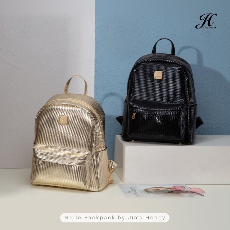 [PROMO] JIMS HONEY BELLE BACKPACK tas ransel wanita hitam import murah original