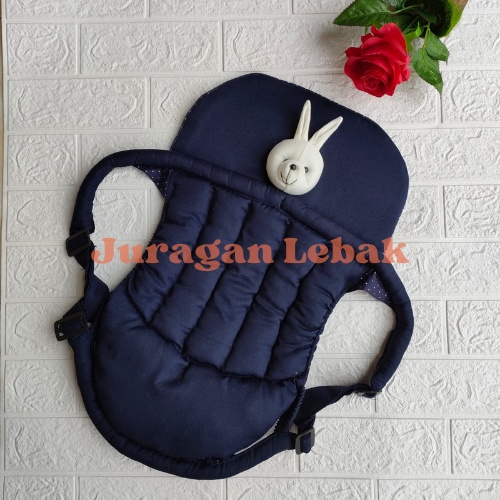 Gendongan depan bayi /Gendongan Bayi bordir premium motif kelinci - Juragan Lebak JL Baby