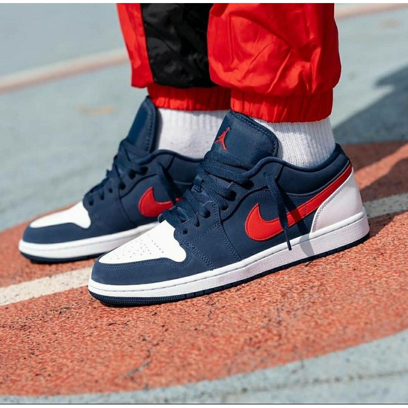 Air jordan 1 Low USA blue gym red white