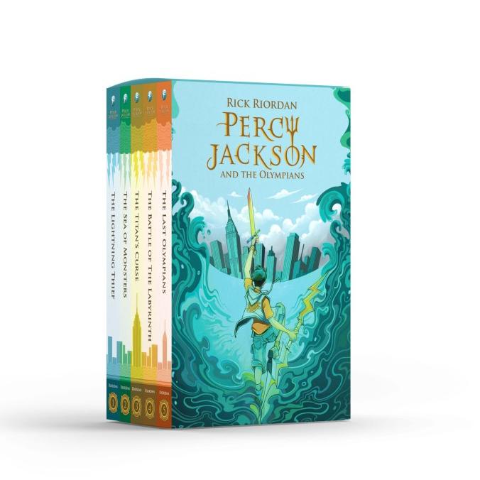 

Boxset Percy Jackson an The Olympions (Rick Riordan) Star Seller