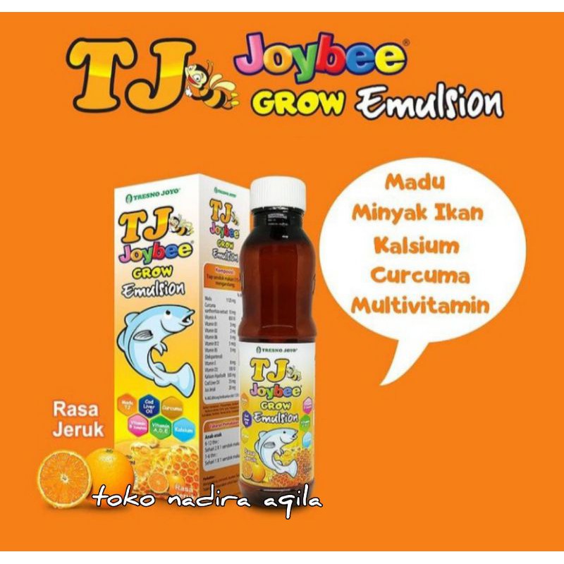 Tj joybee grow emulsion 200ml/ vitamin anak/ Tj Joybee / Tj Joybee multivitamin original / vitamin anak