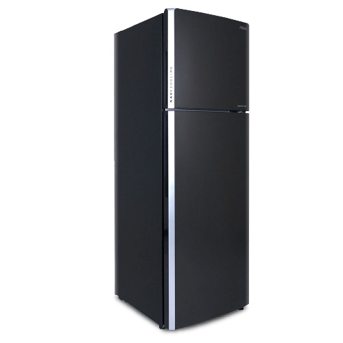 KULKAS AQUA AQR-305IM(DS) LEMARI ES 2 PINTU INVERTER GARANSI RESMI AQR 305 IM DARK SILVER 305 IM MET