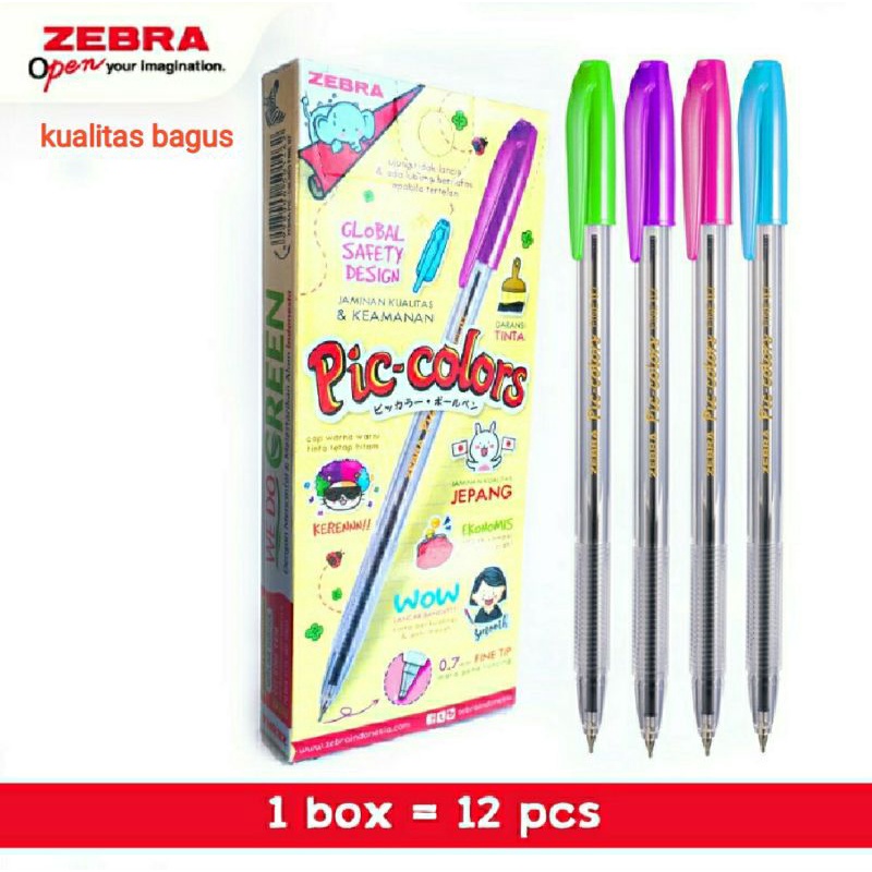 

Zebra-picolors/bolpen