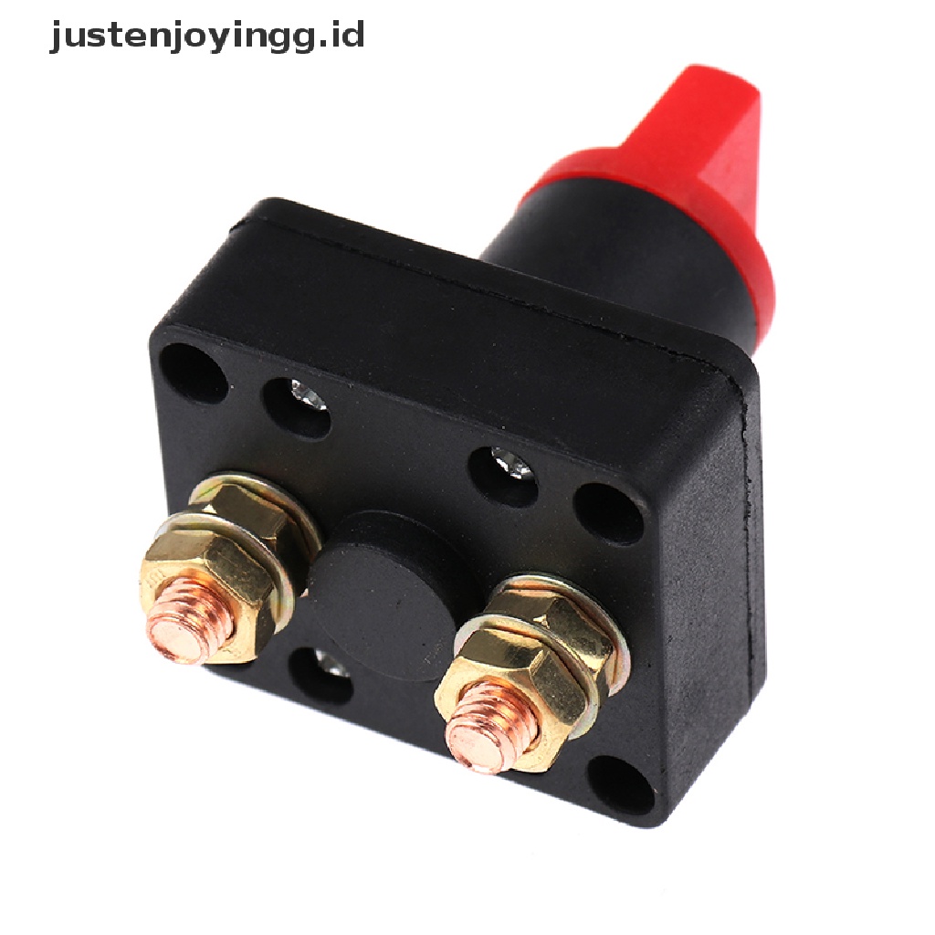 Saklar Isolator Baterai Master Disconnect Rotary Cut Off 100A Untuk Mobil Van