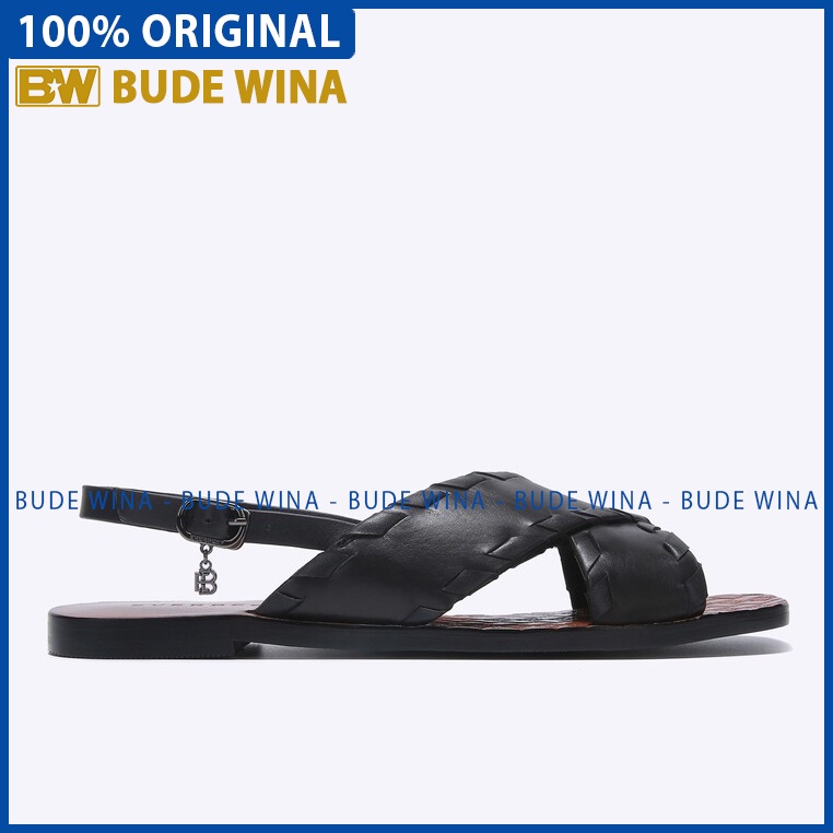 SANDAL SLIDE KULIT EVERBEST WANITA ORIGINAL SLINGBACK ASLI HITAM EW17