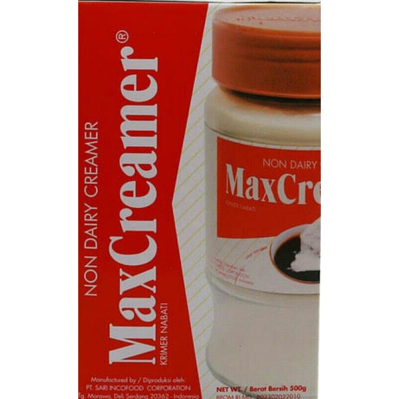 

Promo Akhir Tahun Max Creamer 500 Gr Kode 886