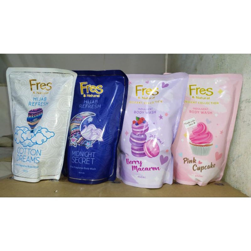 Jual FRES&NATURAL BODY WASH REFILL 400/450ML Shopee Indonesia
