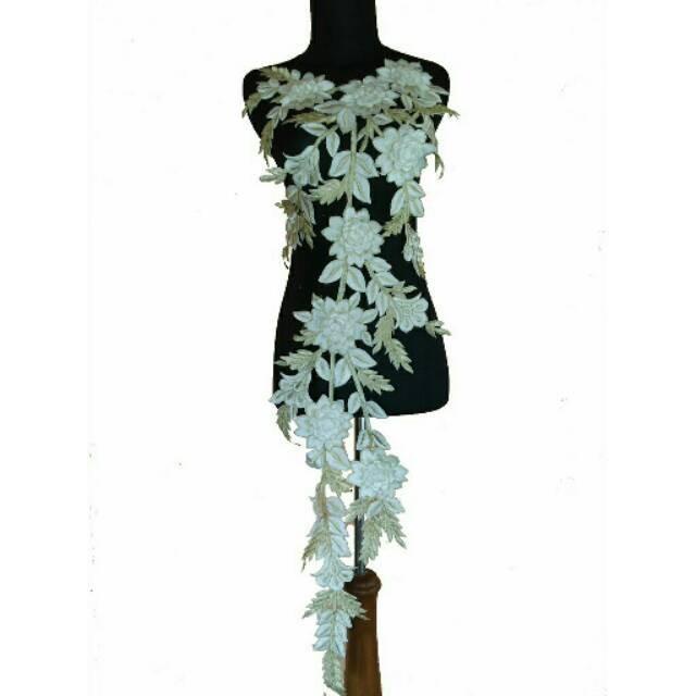 Pinned | G Rianti Renda Bordir Gamis Bunga Tempel 3D Kualitas Terbaik