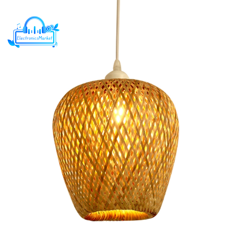 Lampu Gantung Chandelier Anyaman Bambu Handmade Modern Untuk Dekorasi Restoran Hotel Shopee Indonesia