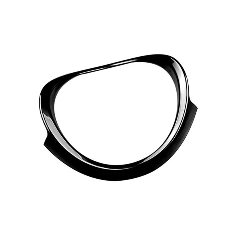 Untuk Honda Vezel HR-V HRV 20212022 Interior Setir Mobil Ring Panel Cover Trim Dekorasi Bingkai Hitam Terang