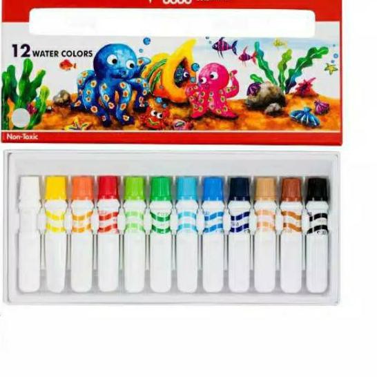 

>jp-0430!! CAT AIR TITI JOYKO Water Color 12 Warna ..oke