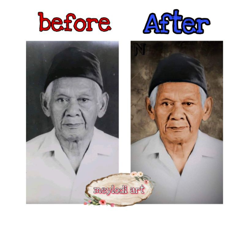 PERBAIKAN FOTO JADUL RUSAK || RESTORASI FOTO LAMA, RUSAK