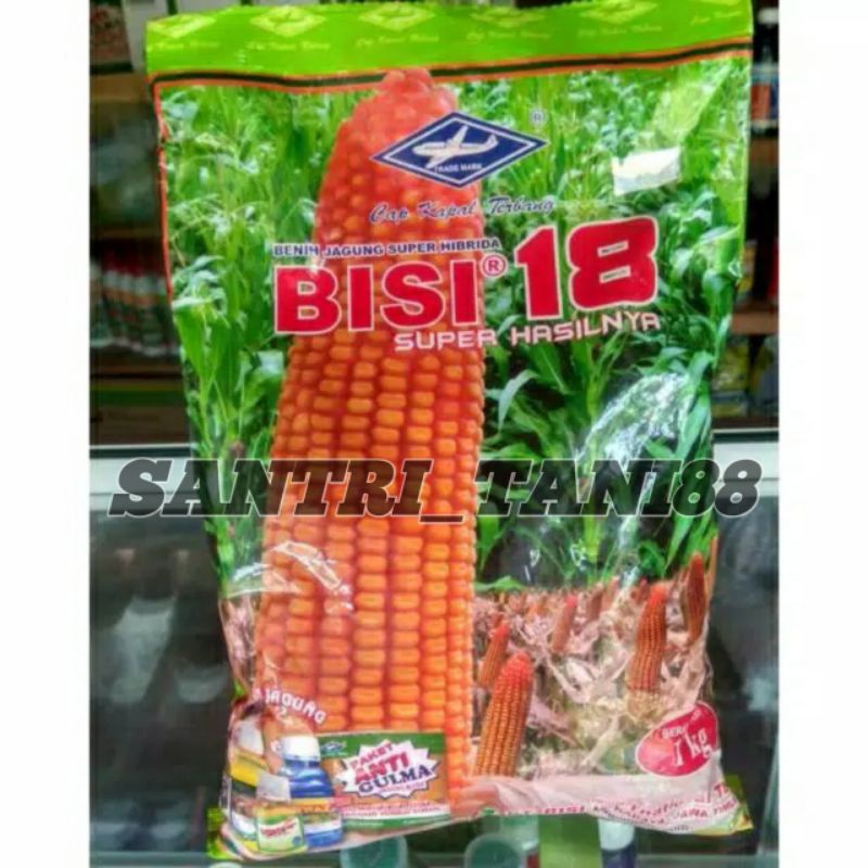 benih jagung hibrida bisi18 1kg/benih jagung bisi 18 super 1kg/benih
