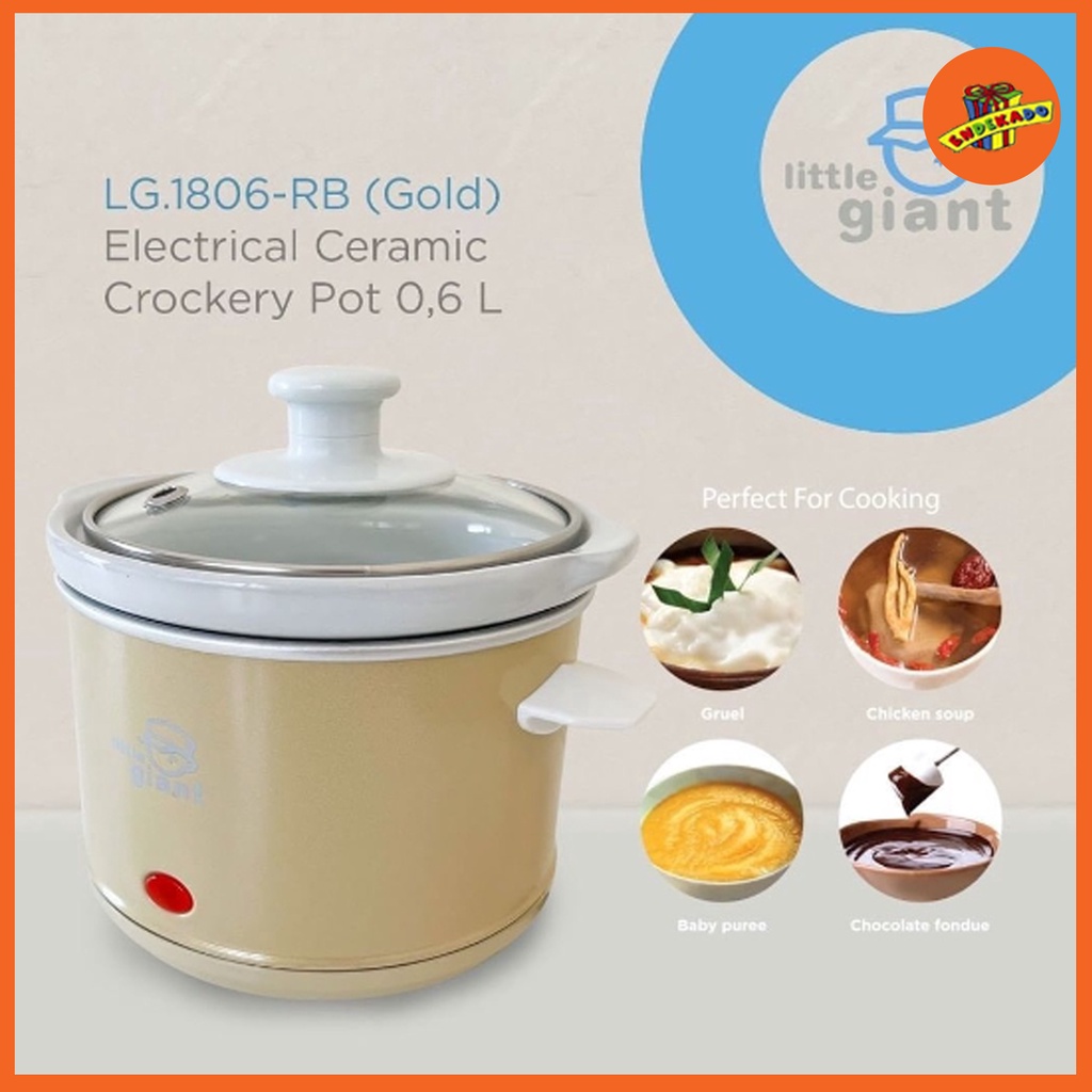 MAKASSAR! LITTLE GIANT LG 1806 SLOW COOKER 0,6L - Slow Cooker