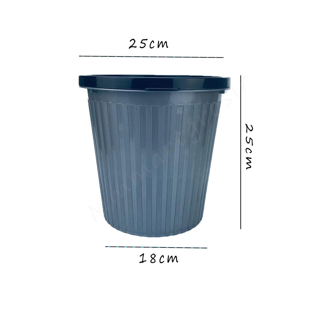 Tempat Sampah Moscow dengan penyangga/Tempat Sampah bulat/25*25cm