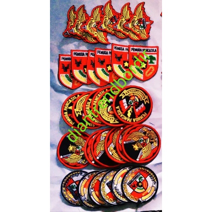 bordir atribut pemuda pancasila satuan bisa request