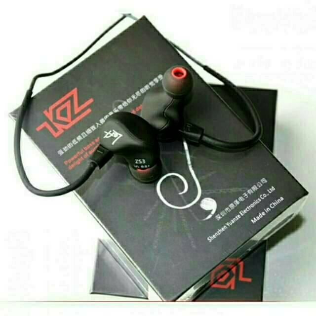 PROMO Knowledge Zenith Earphone dengan Mic KZ ZS3 + Case