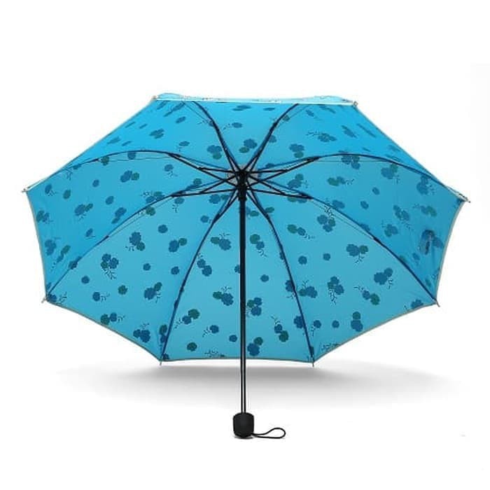 Payung Lipat 3D Flower Cantik Magic Umbrella 3 Dimensi Fashion Bunga Teduh Ajaib