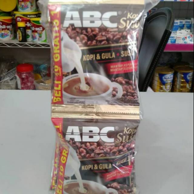 

ABC Susu Kopi 1 Renceng / 10 Sachet / Pcs / ABC susu