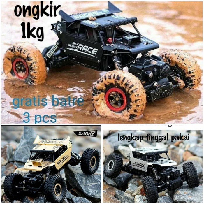 MOBIL REMOT RC 4WD ROCK CLIMBER MAINAN REMOTE CONTROL - MONSTER RACE