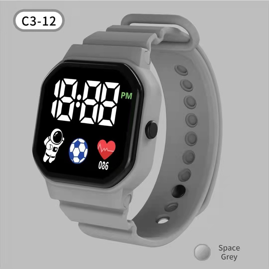 Jam Tangan Digital LED modern Jam LED Korea Style Unisex Smartwatch Indo-03 Indoberkah88