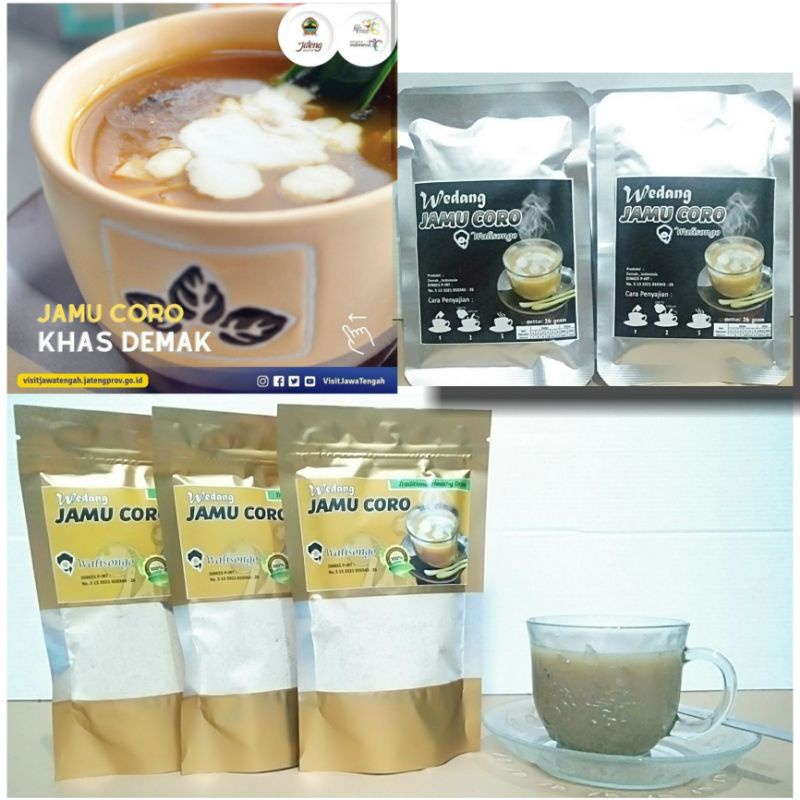Wedang Jamu Coro / Jamu Jun / Wedang Blung / Adon-Adon Coro / Walisongo
