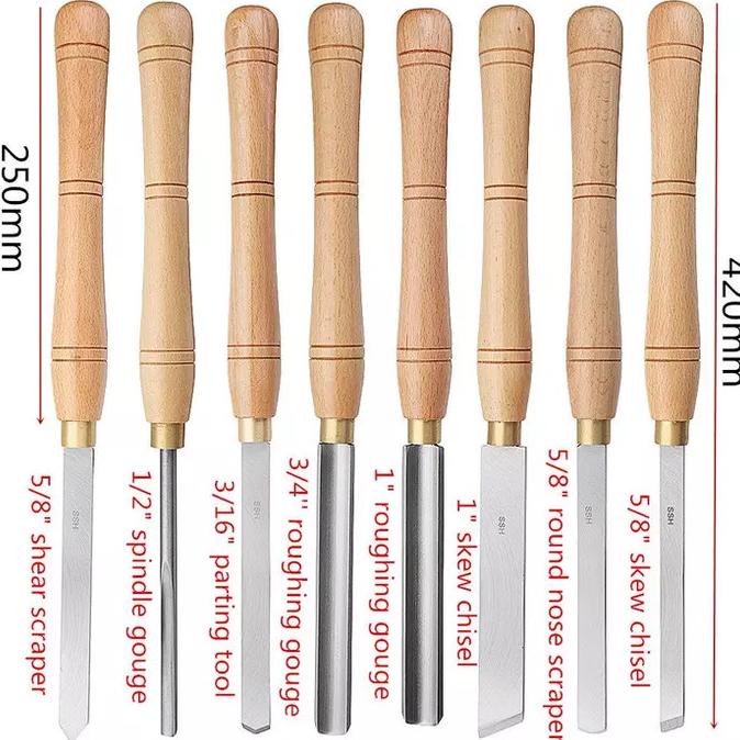 Pisau Bubut Kayu Bahan HSS