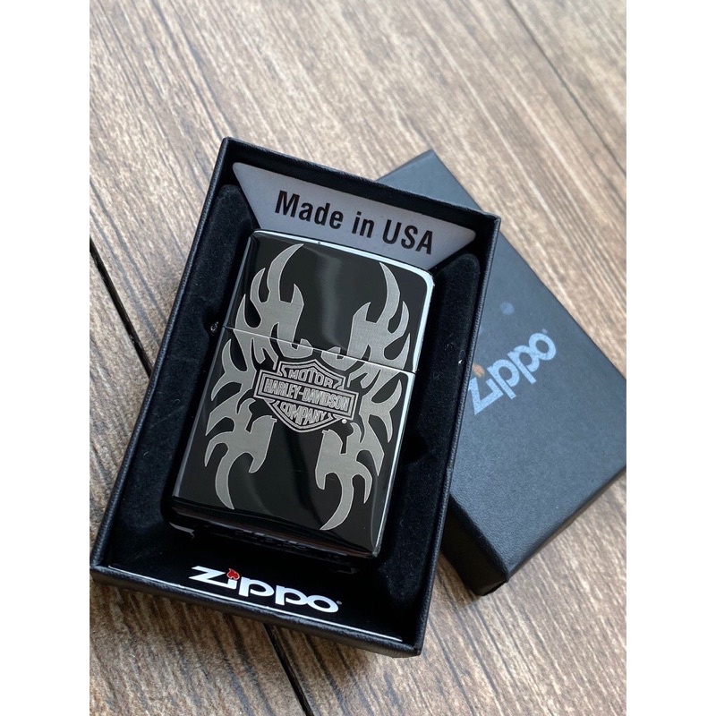 COD- Korek zippo  Black ice motif premium Rolisstore