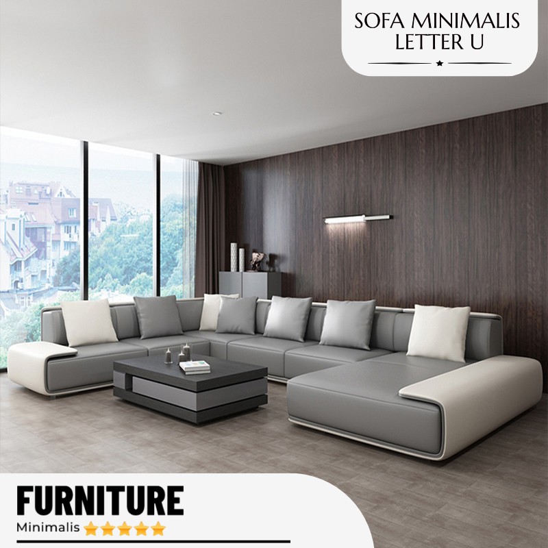 Sofa Minimalis Leter U Kursi Sofa Tamu Terbaru Untuk Isi Ruang Tamu Rumah Anda